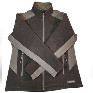 REI Women's Fleece Jacket Size L Black and Gray- Pre Owned Condition